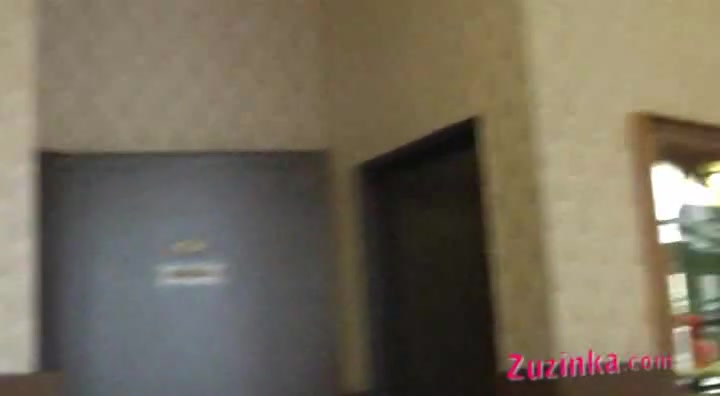 Sexy czech Zuzinka - exhibitionist in Chinese Restaurant