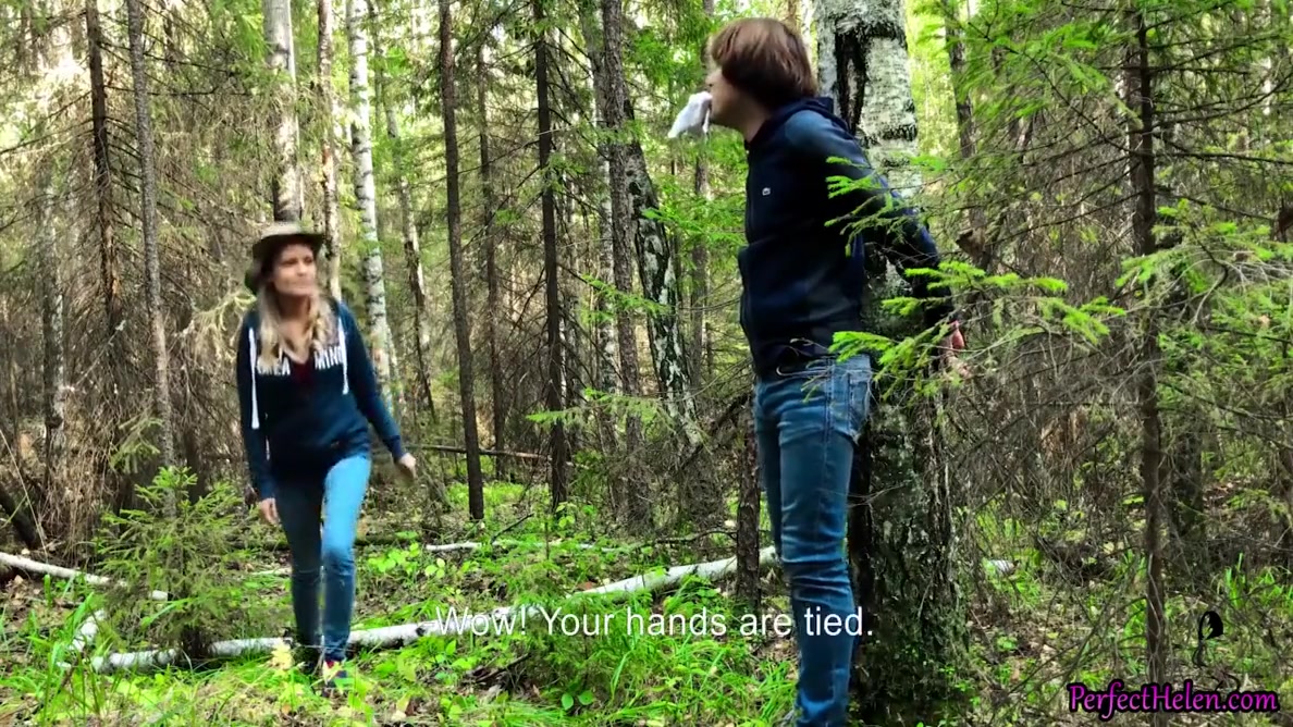 Stranger Arouses, Sucks And Fucks Hard In The Forest