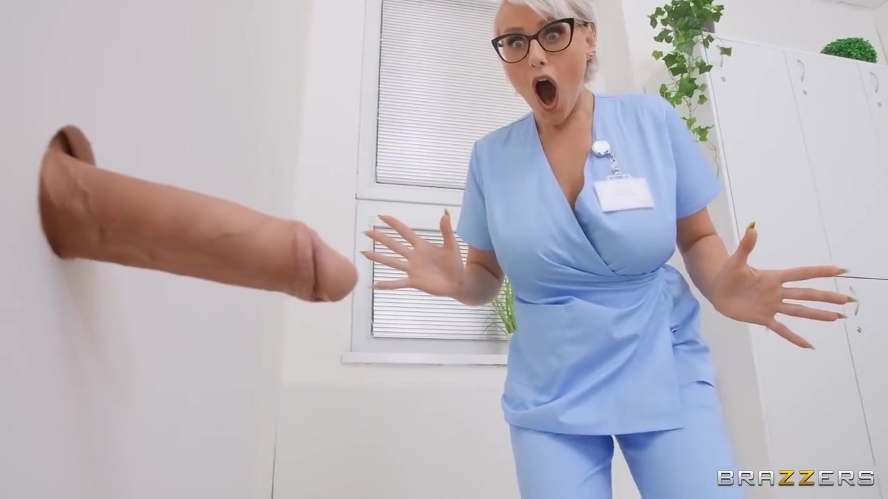 The Sexy Nurse Gets A Glory Hole Ass Fuck With Angel Wicky