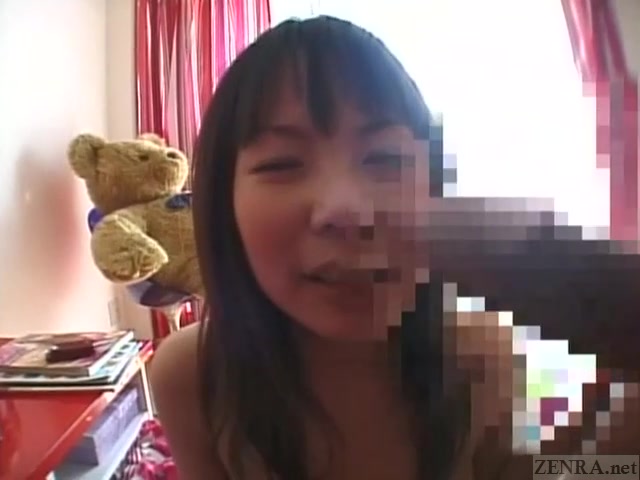 Subtitled bizarre and funny Japanese teen 18+ foreplay in POV