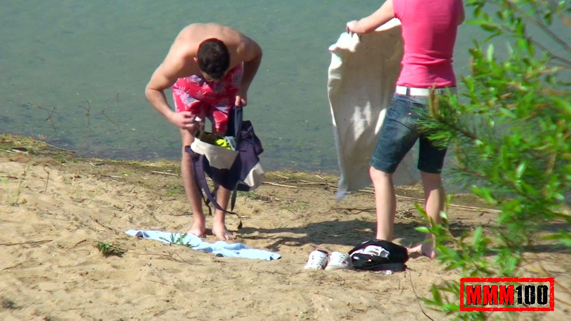 Spied Having Sex At The Beach - MMM100