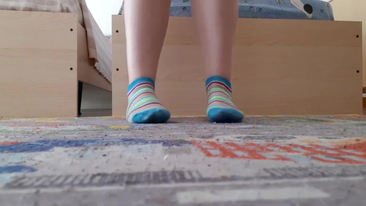 I Just Wanna Show Yall My Beautiful Feet In Striped Socks