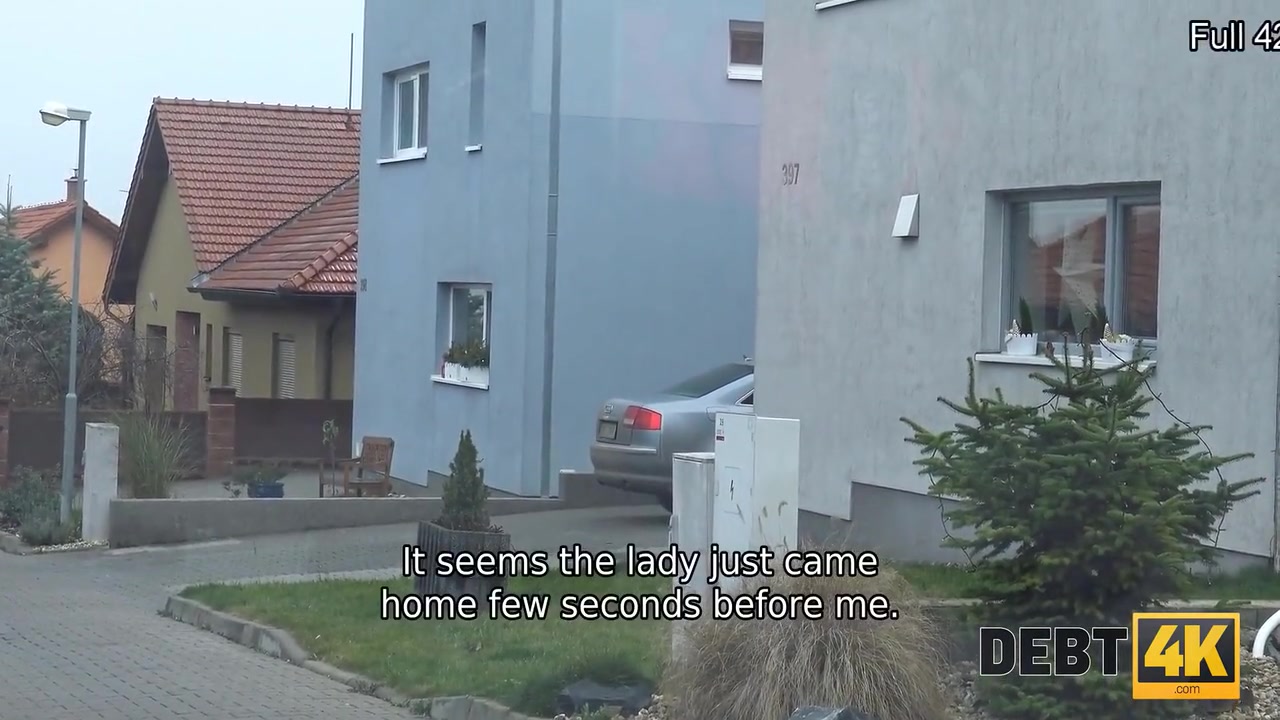 Collector Offers Cutie His Cock Or He Will Confiscate Her Car