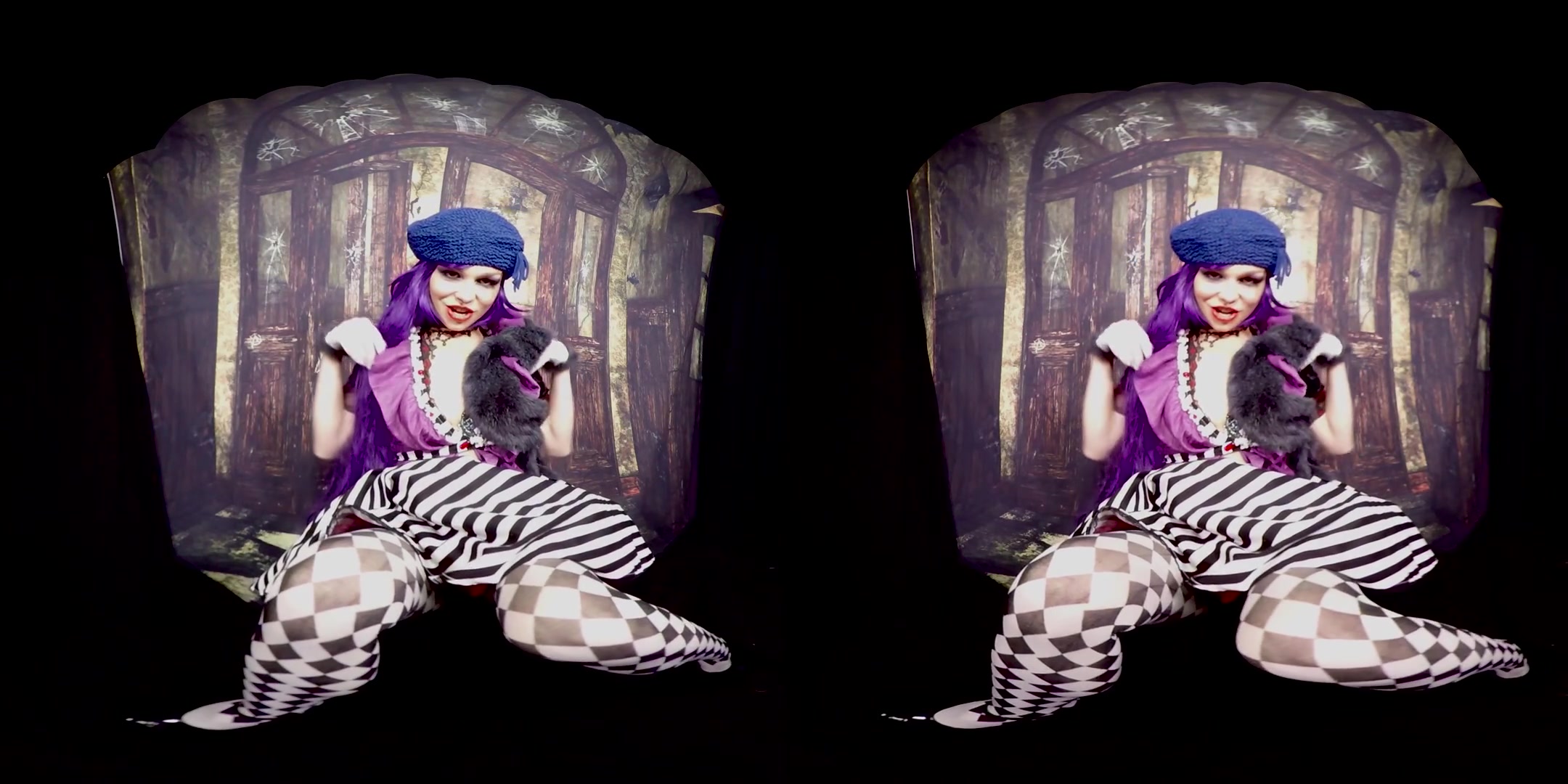 386 - Rebeka Black; Alt-Girl Pinup Solo with a Toy