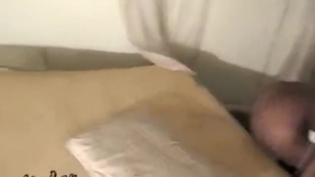 Ebony lass having sex and receiving facial in a hotel room