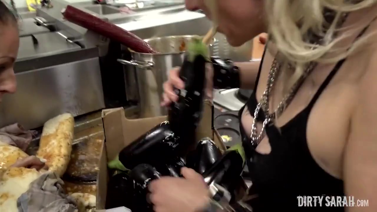 Anal Massacre With A Giant Eggplant