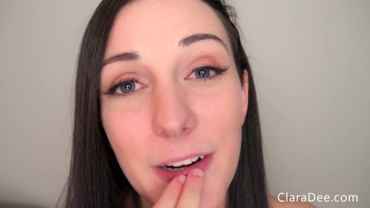 Clara Dee - Finger Sucking Joi With Huge Sloppy Facial And Cum Play