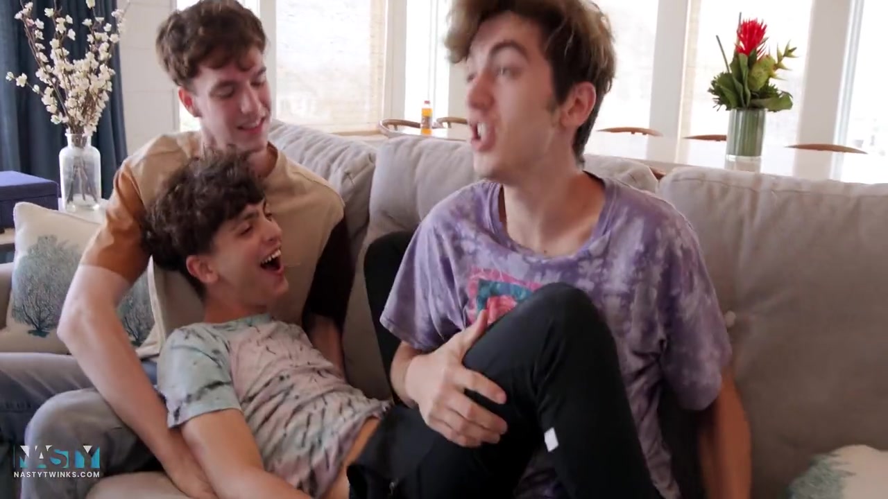 Nastytwinks - Tickled Twink Doesnt Want To Give Up Controller Donavin And Jayden Tickle And Fuck To Make Him - Zayne Bright