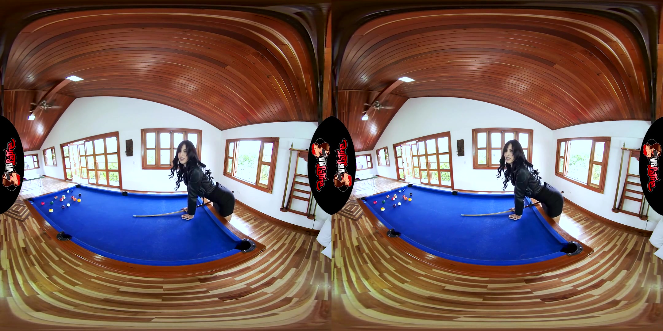 Pool Table Passion; Gorgeous Latina Fucked POV - SexLikeReal