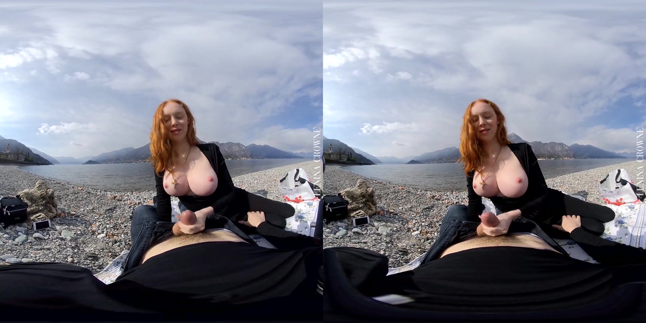 Lakeside Picnic with a Blowjob - SexLikeReal