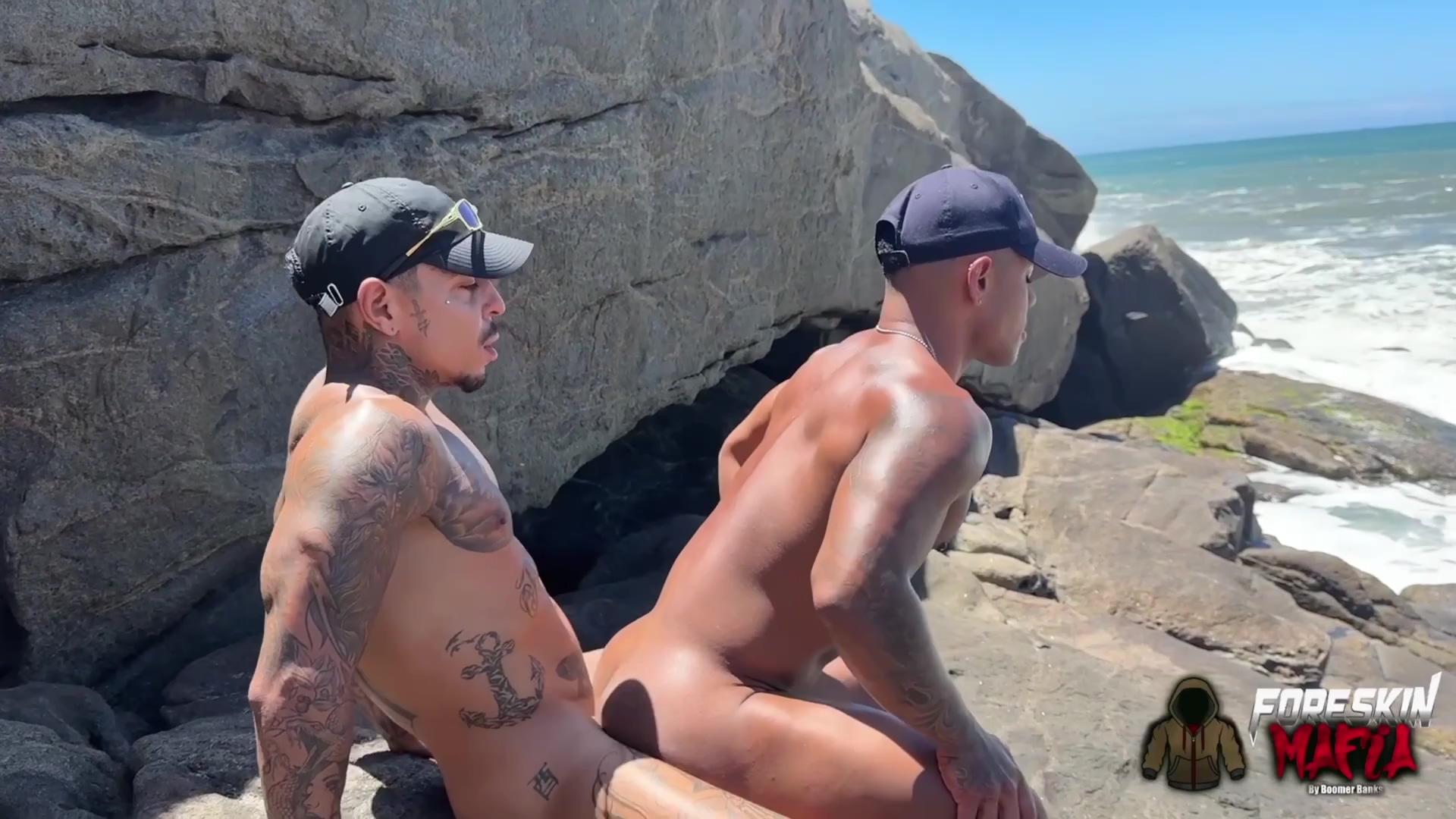 Foreskinmafia - Big Cock Fucks Bareback Public Anal Gay Sex With Hayden Gotti
