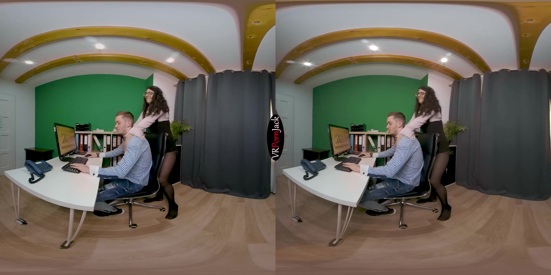 At the Office - Time for a Break - VRpornjack