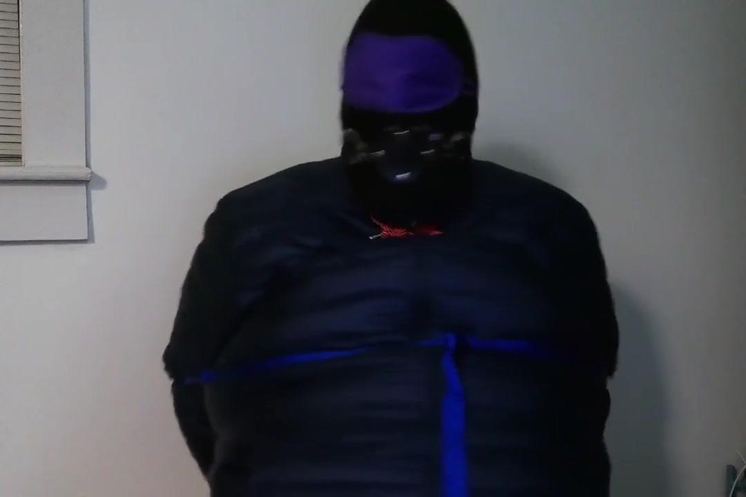 Sissystephanie me Bound, Gagged In A Down Jacket