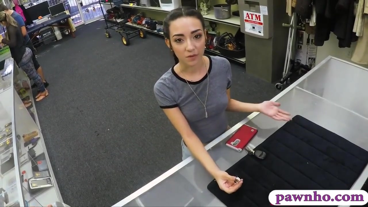 Petite teen 18+ Sells Ring And Screwed Hard At The Pawnshop