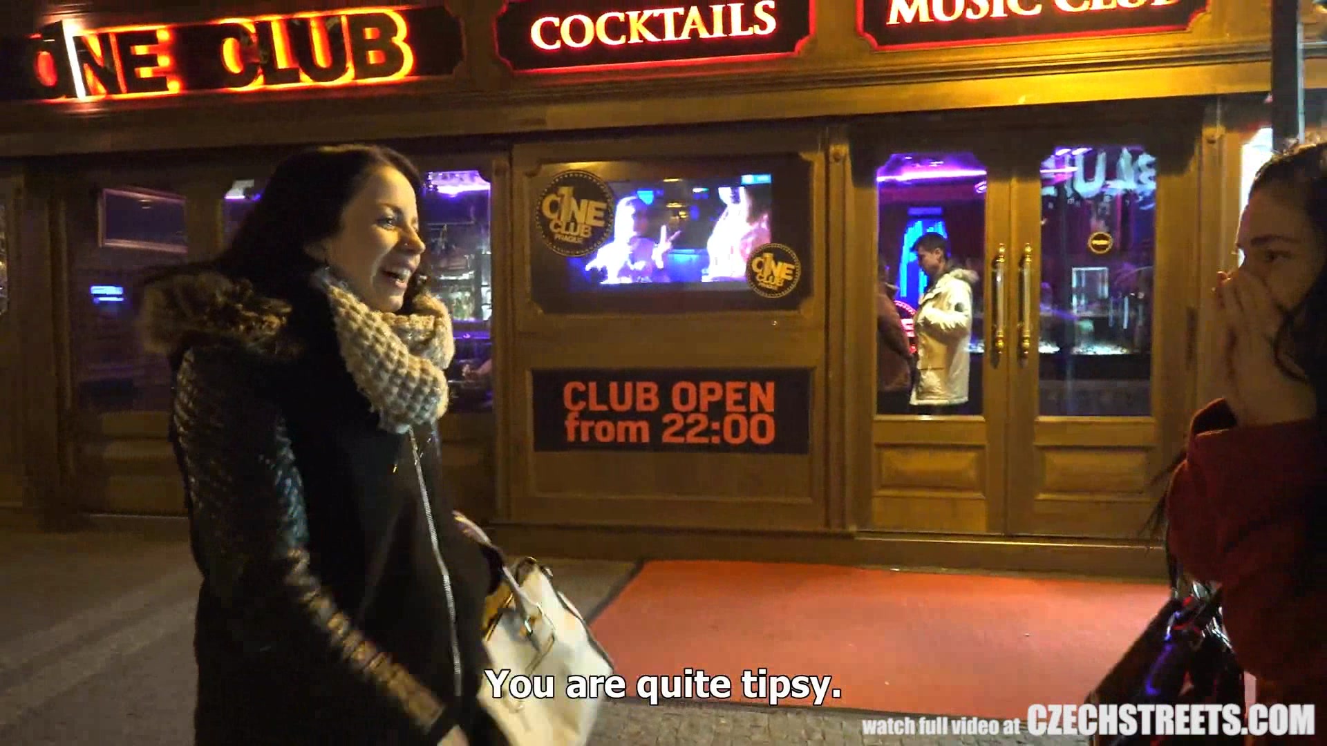 Czech Streets - I Picked up Girl in front of Prague Bar