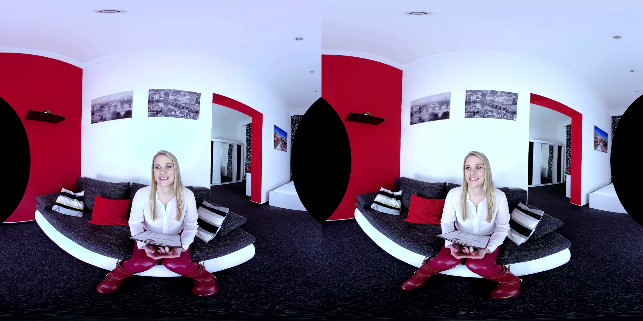 Stacy Saint in Blonde On Casting - CzechVRCasting