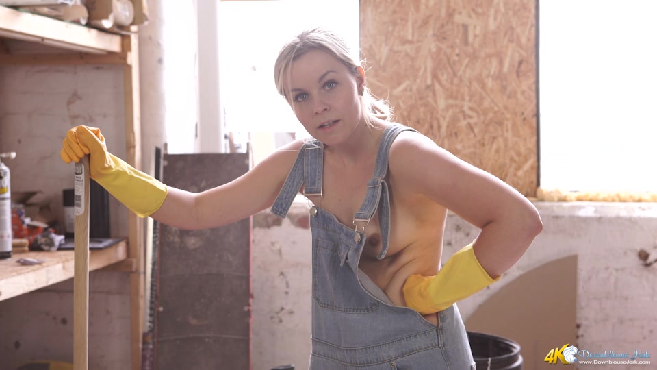 Anna Belle in Do The Dirty Work - DownblouseJerk