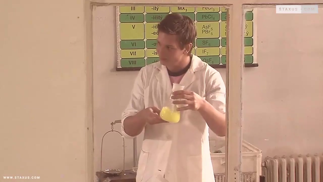 Under His Microscope, In His Forearms