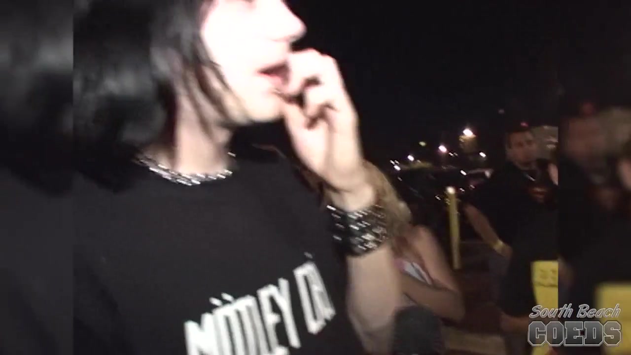 Getting Girls To Show Their Tits Back Stage With The Band Soil - SouthBeachCoeds