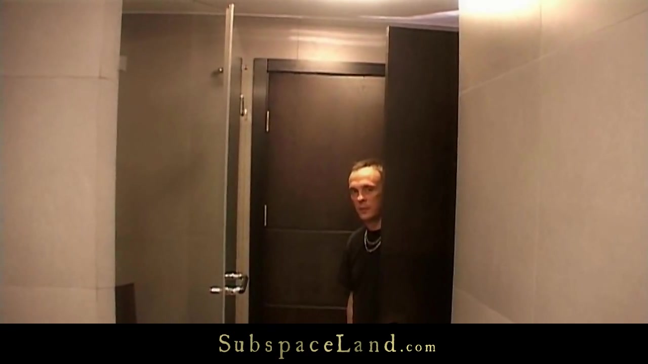 Sexy redhead bondage in the shower and after fucked