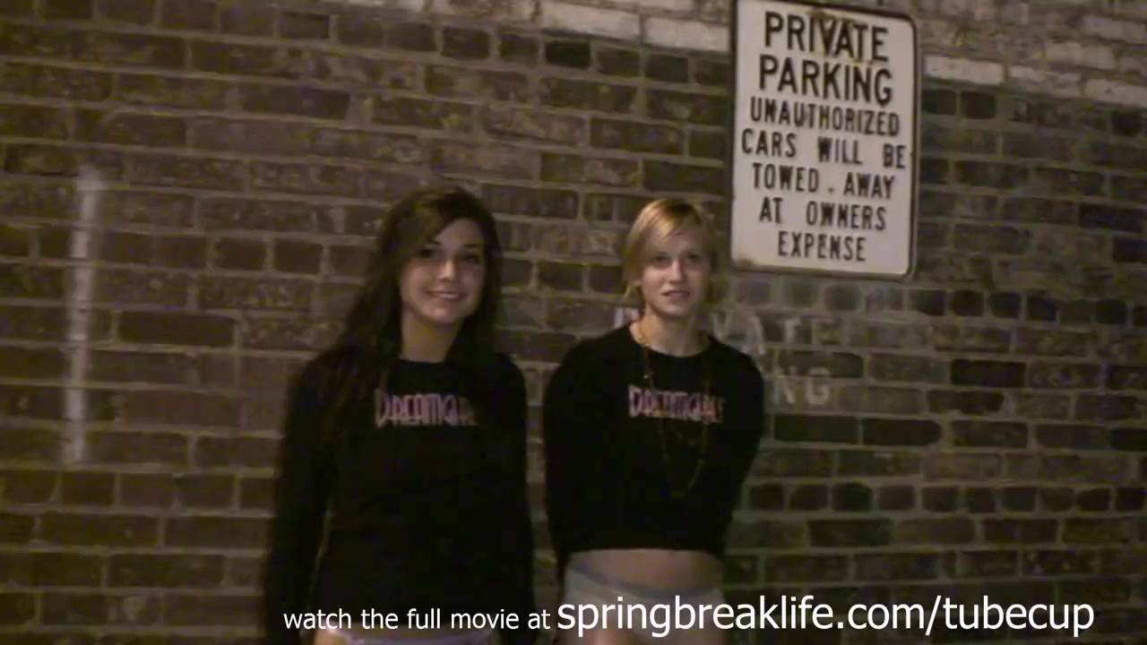 SpringBreakLife Video: Cold Coeds Flashing Downtown
