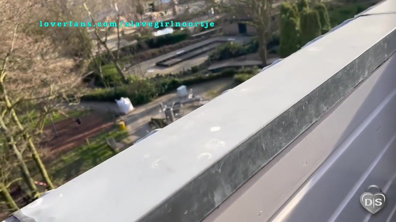 Slave Girl Gets Exposed On The Balcony Of A Hotel