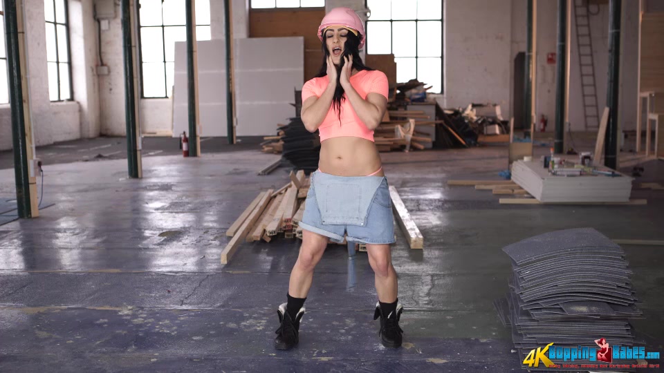 Chloe Lovette - Building Site Striptease - BoppingBabes