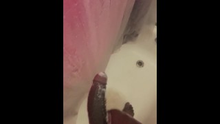 Stroking bbc for my Princess
