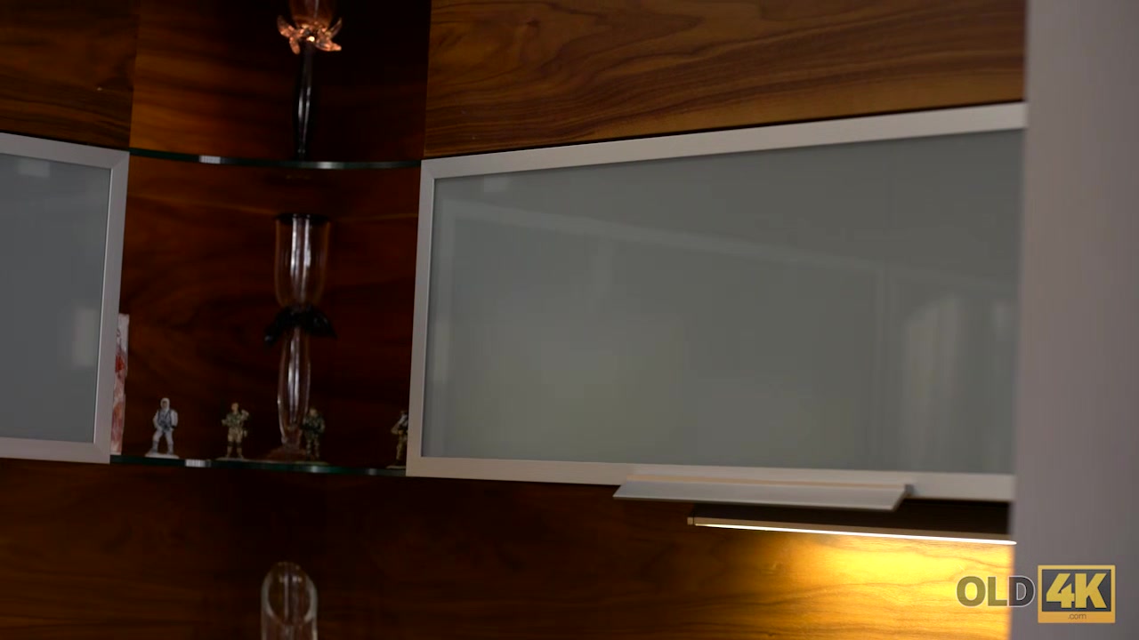 OLD4K. Old Step daddy fingers wife's twat to prepare it for upcoming sex