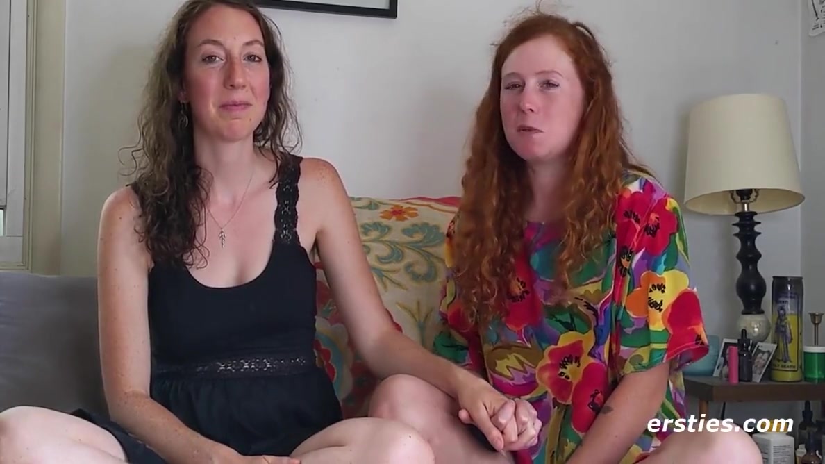 Real Couple Play With A Lesbian Strap On
