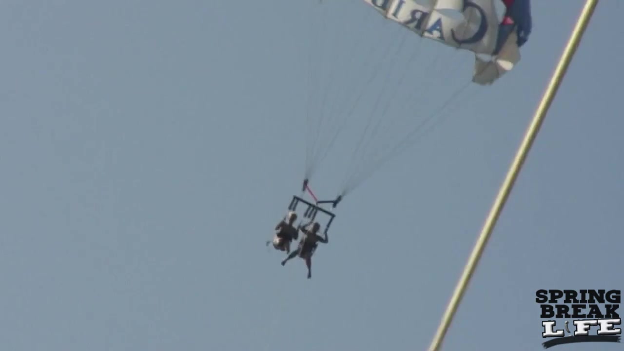 Naked Parasailing on Spring Break - SpringbreakLife