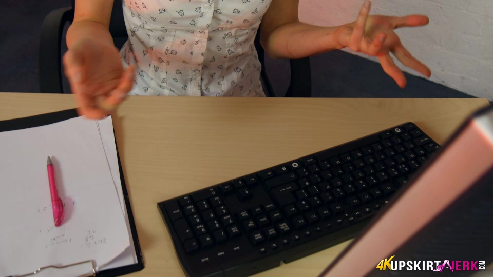 April O "Just Fucking Wank" - UpskirtJerk