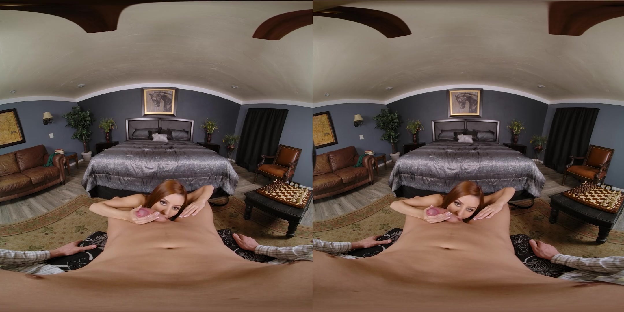 The Queen Grabs It - Redhead Pornstar Vanna Bardot Hardcore VR