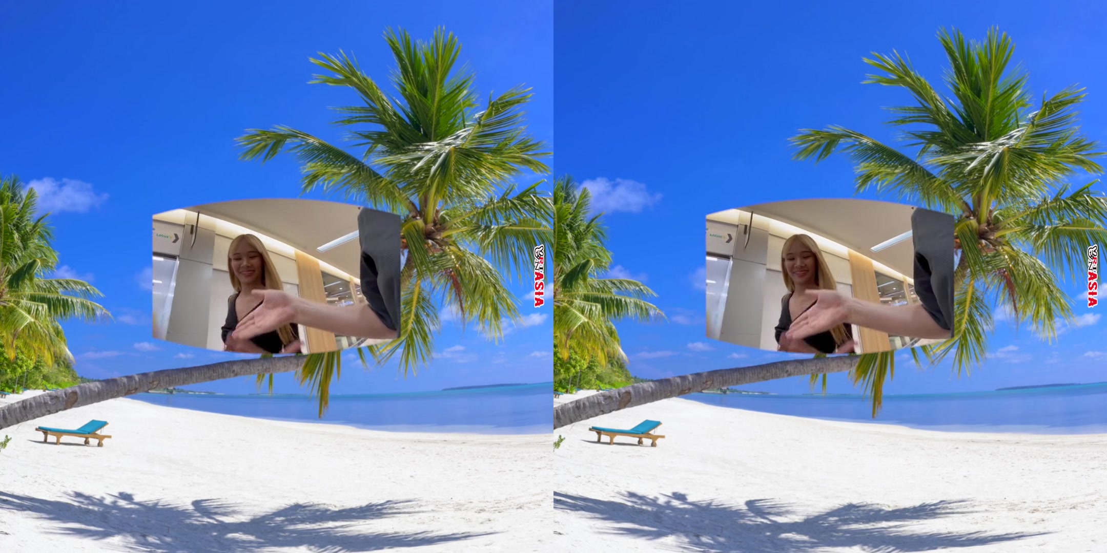 Thai Supermodel With Blond Hair Loves To Please Tourists With Her Full Body