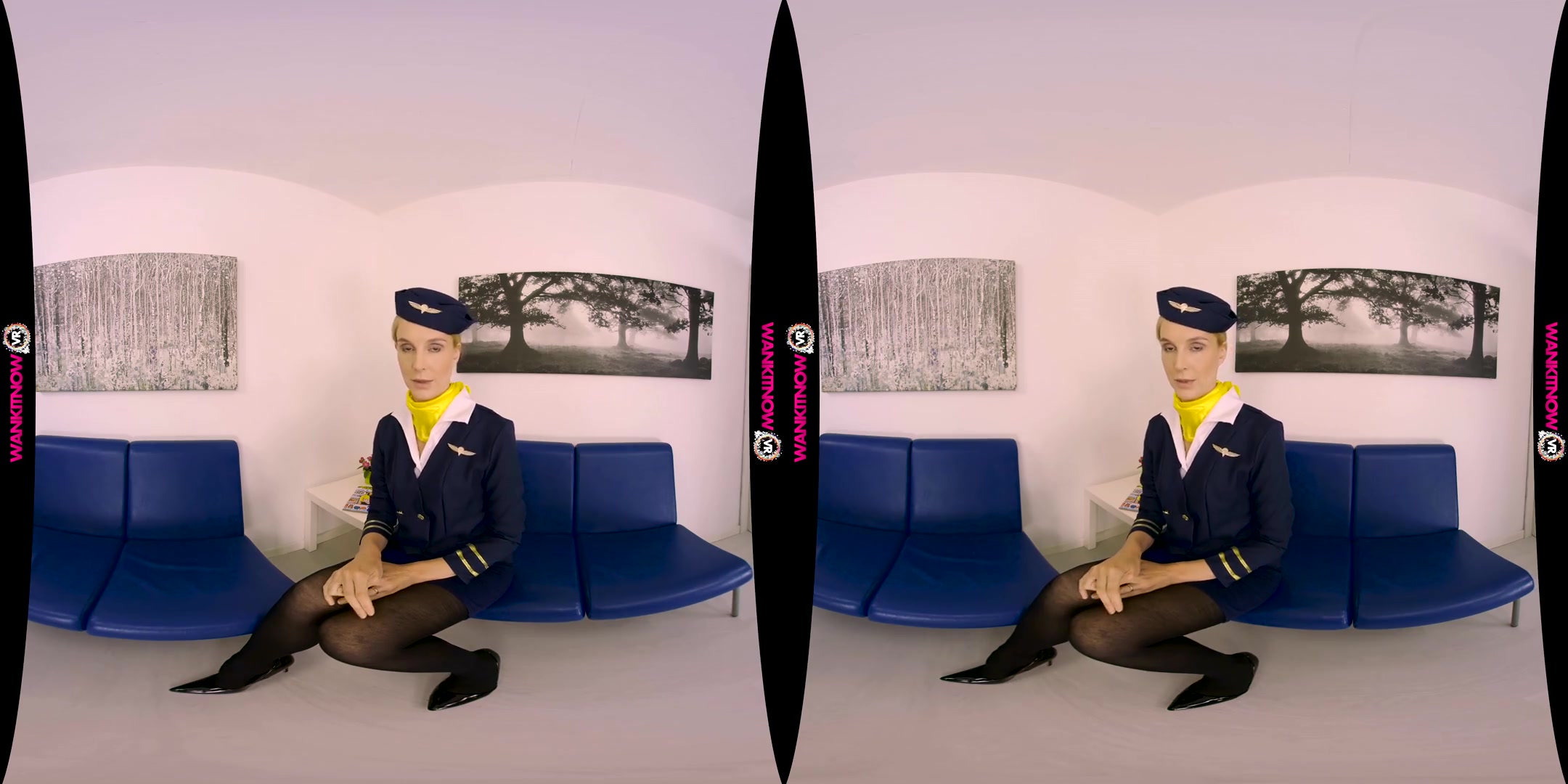 No Knickers Flight - SexLikeReal