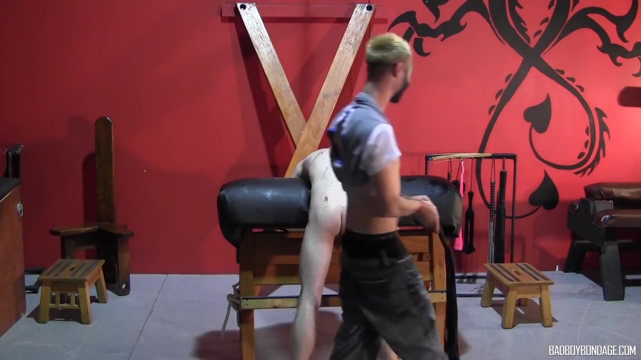 Sub Aiyden Moore Takes Pain And Pleasure From Damien Rage And Merlin