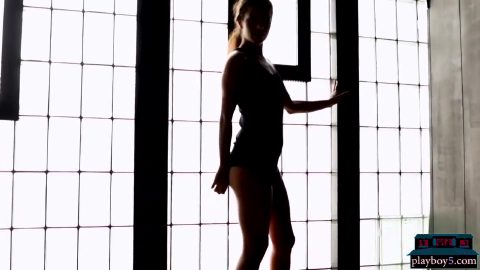 Petite Russian teen 18+ Aleksandra Smelova Solo Softcore Video With