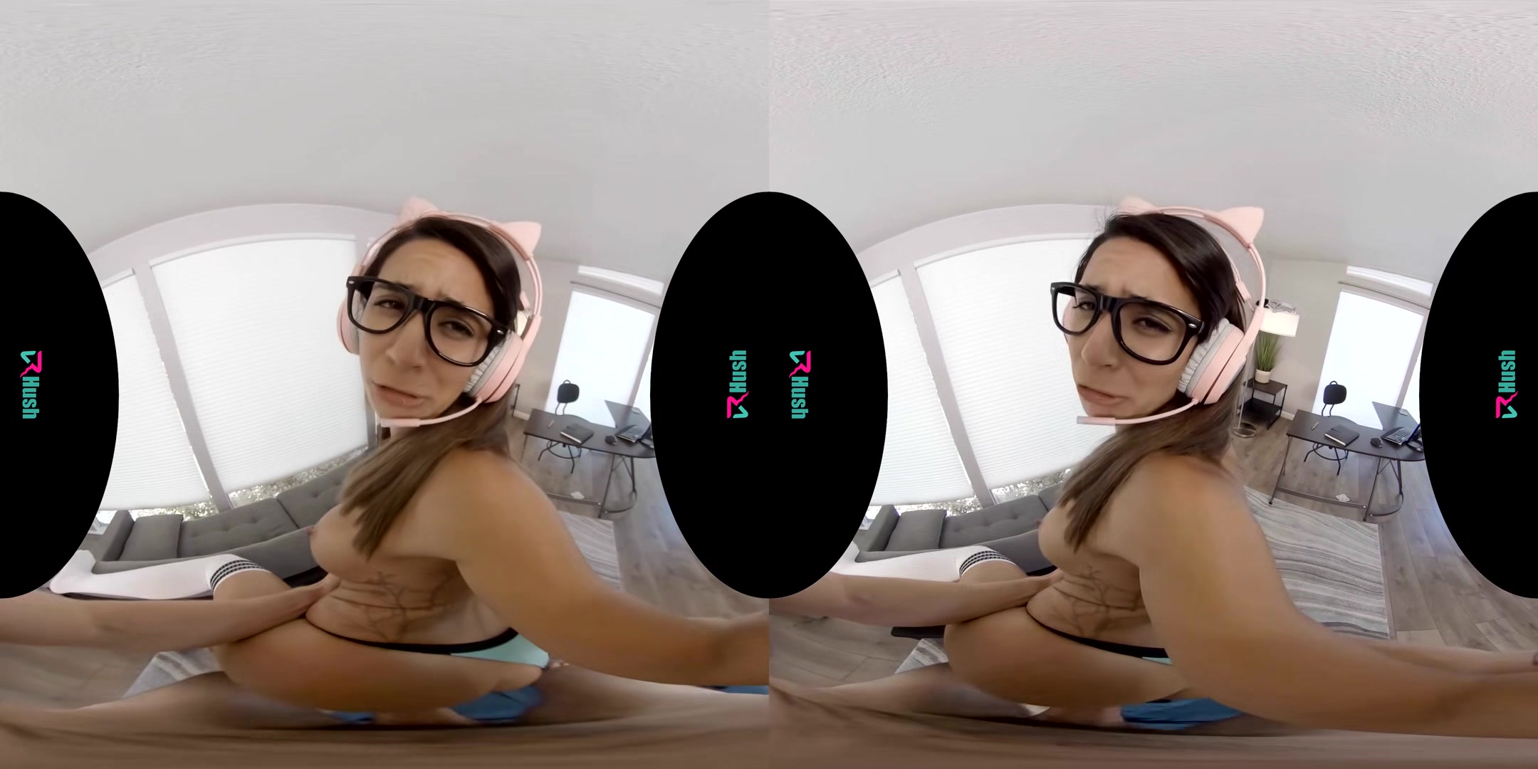 Do You Want Me To Keep The Stream On? - Fucking An Incredible Teen Brunette Geek Girl On Camera