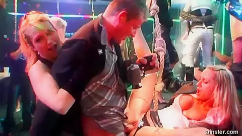 Gorgeous pornstars fucking in public
