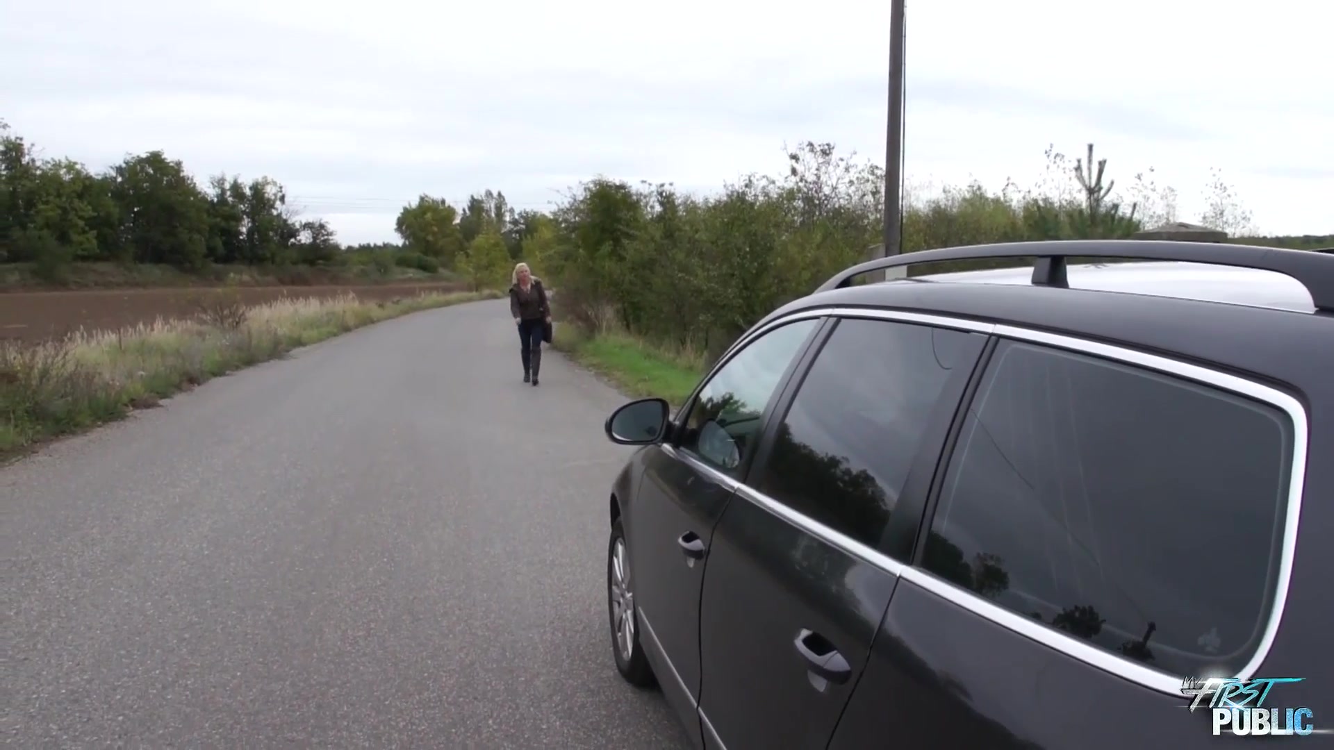 teen 18+ stops the car and fucks her guy - MyFirstPublic