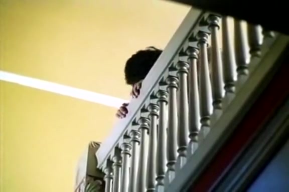 Juliet Anderson, John Leslie in hot chick banged on the stairs in a classic xxx