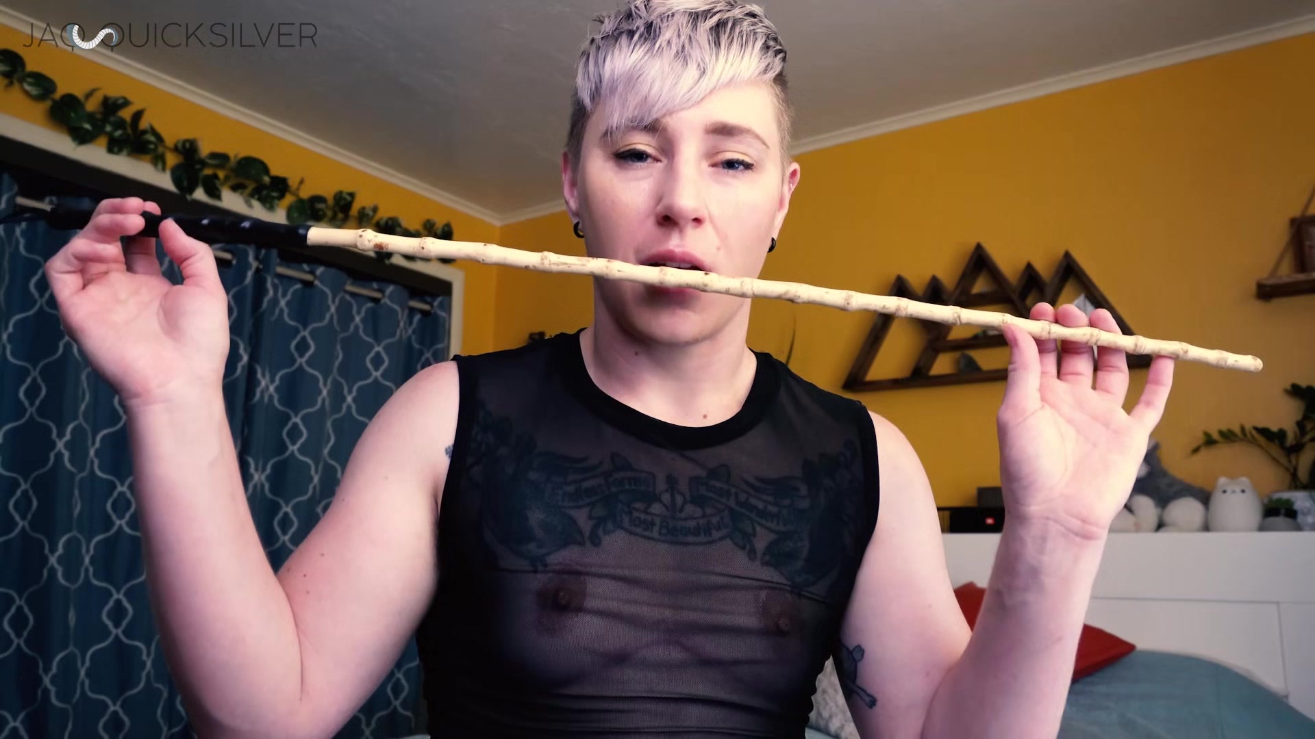 For Your Own Good: a POV BDSM roleplay with caning, posture training, themdom, strapon, and huge toy