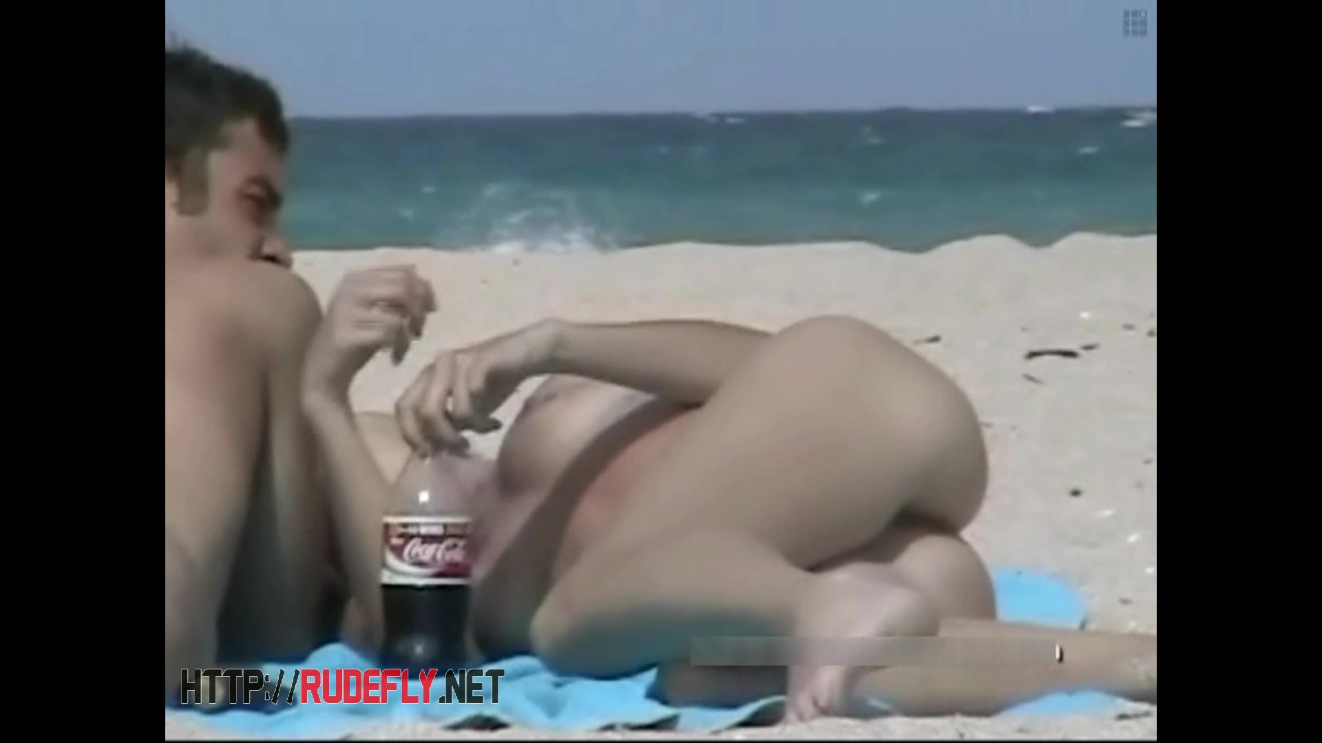 Skinny amateur blonde nudist video