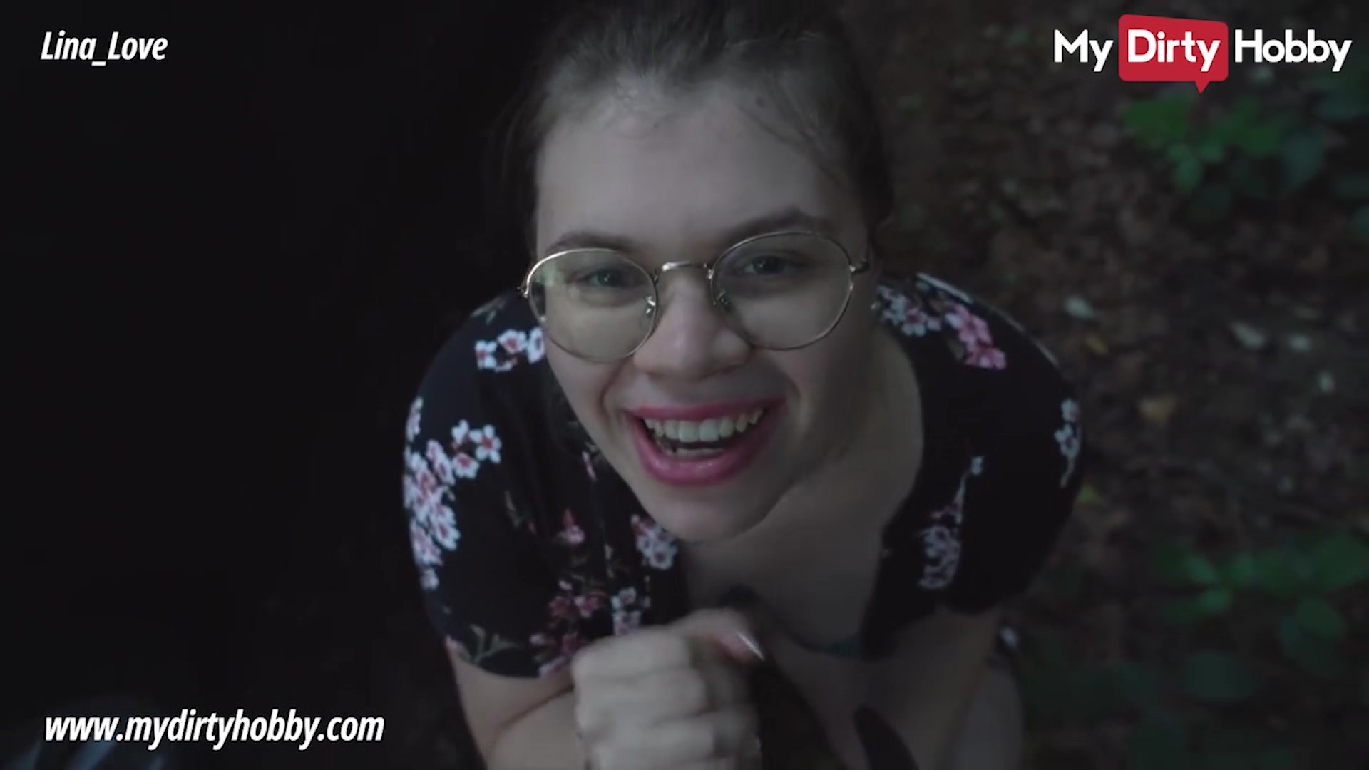 My Dirty Hobby - Brunette picks up hiker and swallows his cum