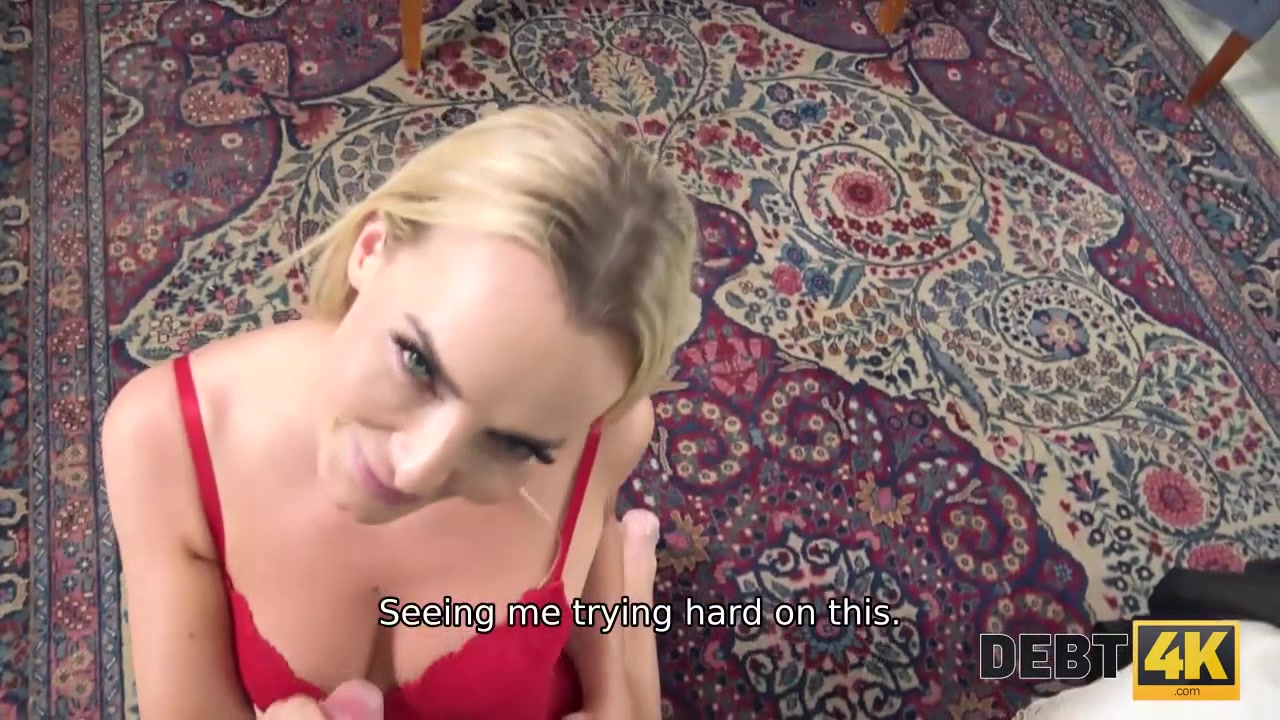DEBT4k. Lack of money turns modest wide into dirty-minded whore