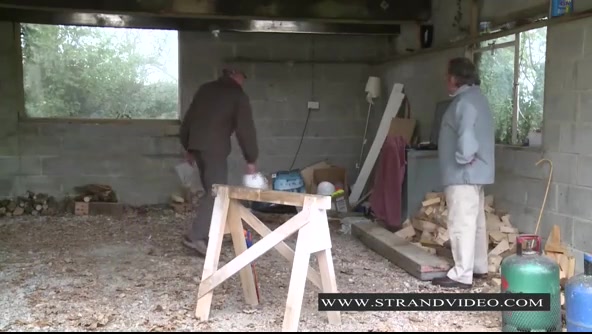 Punished In The Wood Shed