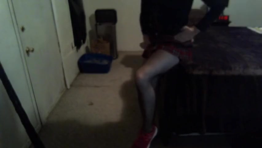 Sexy skirt & stockings! Yum!!!
