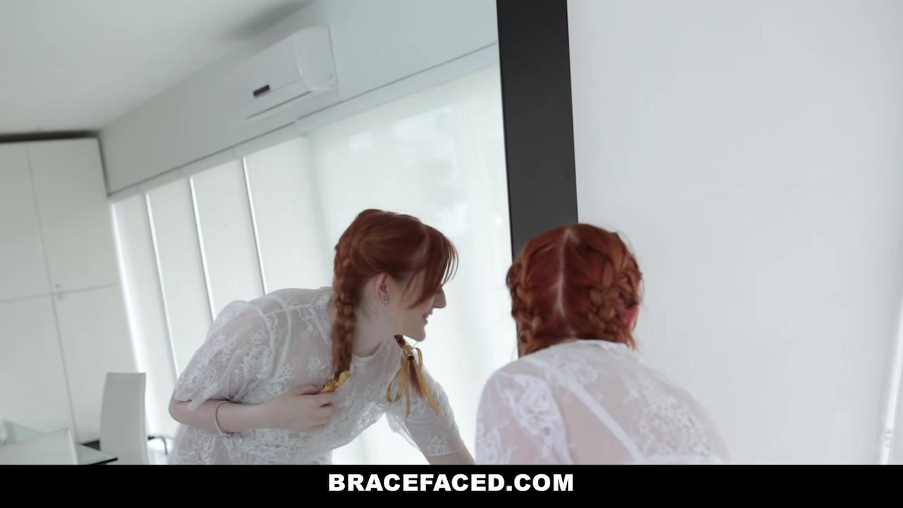 BraceFaced - Cute Ginger teen 18+ Gets A MouthFul Of Hot Spunk