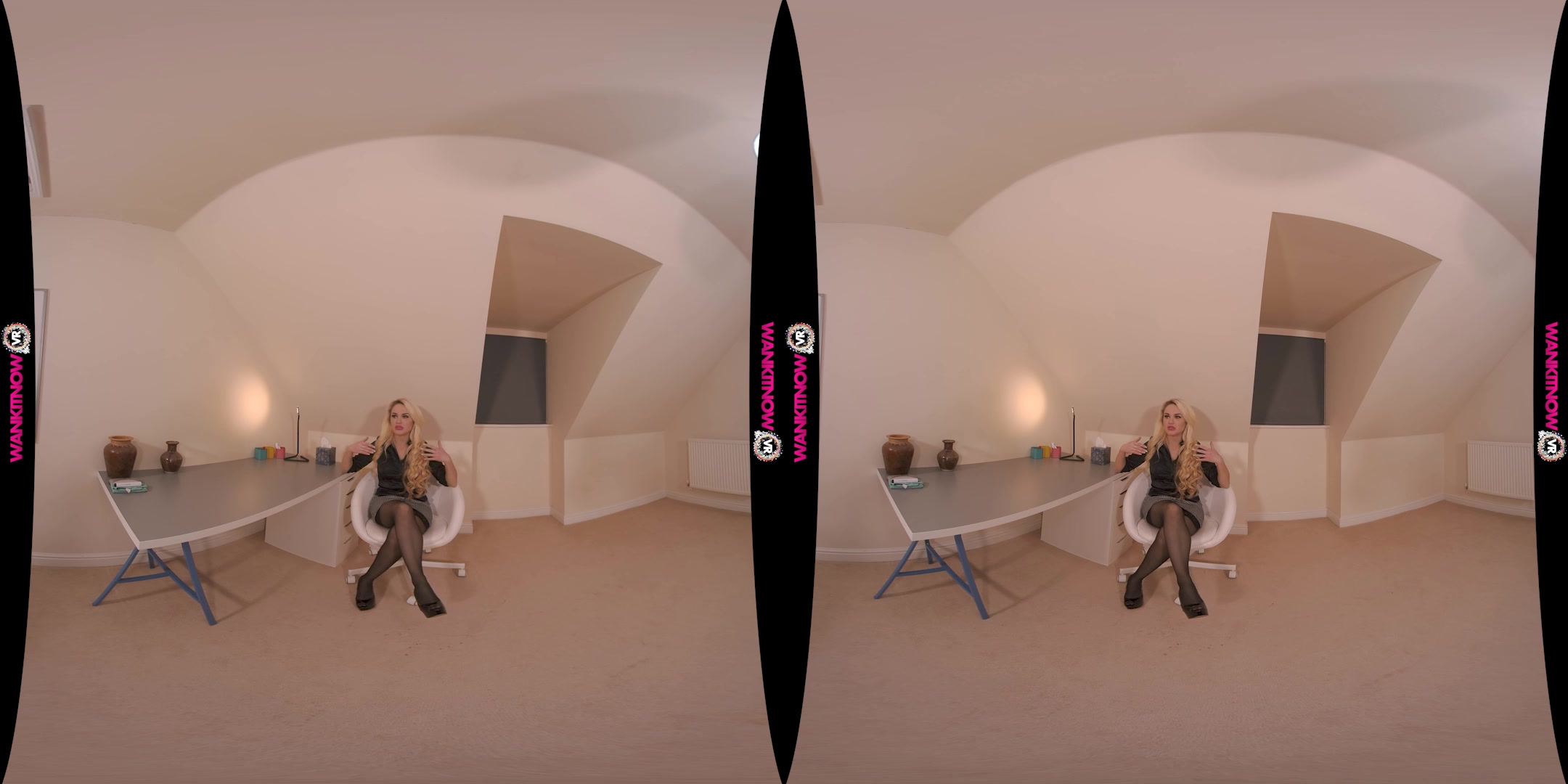 Wank Distraction featuring Ashley Jay - WankitNowVR