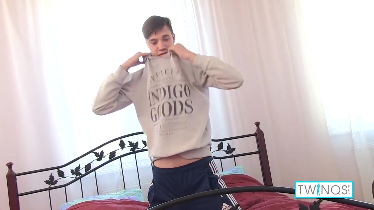 Blonde Skinny Boy Toy Phoenix Fingers His Asshole And